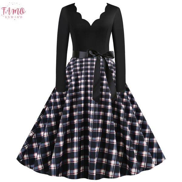 plaid women summer dresses office clothing robe vintage 50s 60s pin up dot swing party rockabilly dress knee length vestidos, Black;gray
plaid women summer dresses office clothing robe vintage 50s 60s pin up dot swing party rockabilly dress knee length vestidos, Black;gray