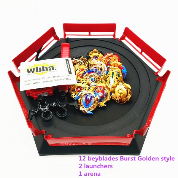золотой стиль пусковые beyblade выброс игрушки с starter и arena bayblade metal фьюжн бог волчок bey лезвия лезвия игрушки
золотой стиль пусковые beyblade выброс игрушки с starter и arena bayblade metal фьюжн бог волчок bey лезвия лезвия игрушки