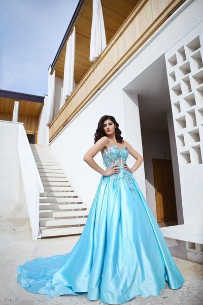 sheer lace appliques a-line prom dresses sleeveless 2020 customized middle east evening party gowns dubai special occasion party gowns, Black
sheer lace appliques a-line prom dresses sleeveless 2020 customized middle east evening party gowns dubai special occasion party gowns, Black