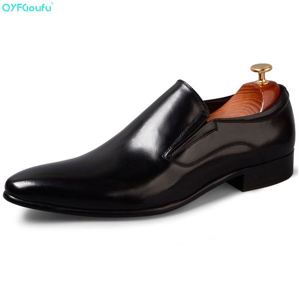 qyfcioufu italian slip on men dress shoes business oxford genuine leather shoes cow leather luxury work, Black
qyfcioufu italian slip on men dress shoes business oxford genuine leather shoes cow leather luxury work, Black