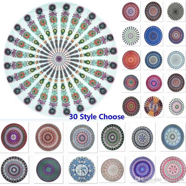 150cm round beach towel mandala peacock bohemia beach blanket women shawl bikini cover ups picnic rug yaga mat 30 designs dhl ship fhh7-2009
150cm round beach towel mandala peacock bohemia beach blanket women shawl bikini cover ups picnic rug yaga mat 30 designs dhl ship fhh7-2009