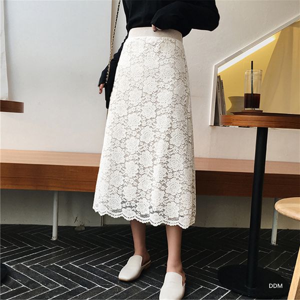 zuolunouba casual summer skirts women patchwork a-line hollow out mid-calf lace skirt high waist slim half-length skirt female, Black
zuolunouba casual summer skirts women patchwork a-line hollow out mid-calf lace skirt high waist slim half-length skirt female, Black