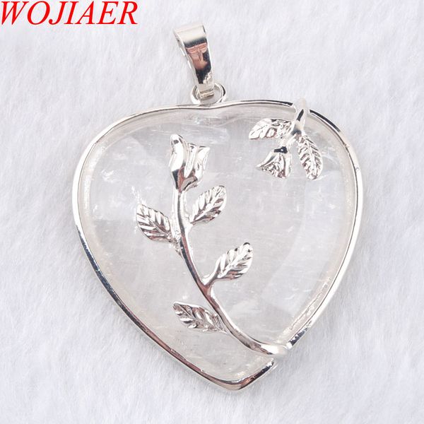 wojiaer love heart gem stone necklaces pendant natural white crystal stone charms bohemian style women jewellery n3188, Silver
wojiaer love heart gem stone necklaces pendant natural white crystal stone charms bohemian style women jewellery n3188, Silver