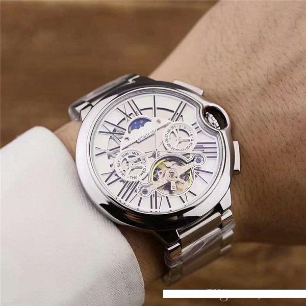 men luxury designer tag fashion wristwatches men's sports watch tourbillon clock automatic date week mens watches orologi da uomo di lu
men luxury designer tag fashion wristwatches men's sports watch tourbillon clock automatic date week mens watches orologi da uomo di lu