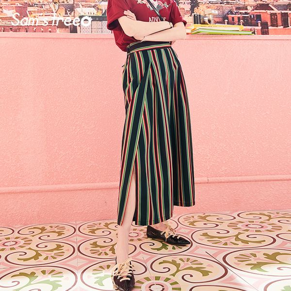 samstree women striped wide leg pants summer elastic waist split side ankle-length pants ladies high patchwork loose trousers, Blue
samstree women striped wide leg pants summer elastic waist split side ankle-length pants ladies high patchwork loose trousers, Blue