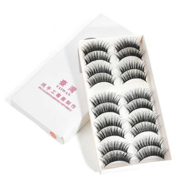 10pairs natural handmade 3d long false eyelashes cross black mink lashes soft eyelash extension
10pairs natural handmade 3d long false eyelashes cross black mink lashes soft eyelash extension