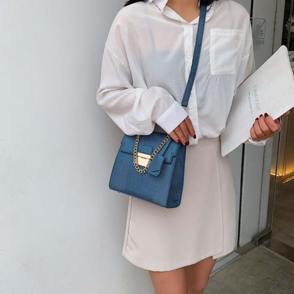 casual 2020 leather women bag large capacity square purse handbag crossbody bags for women bolsa feminina