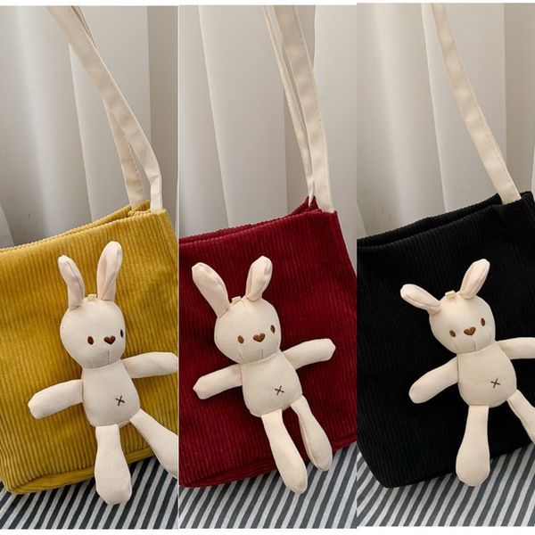 season corduroy bucket women's cute wick shoulder rabbit candy color shoulder bag messenger bag versatile
season corduroy bucket women's cute wick shoulder rabbit candy color shoulder bag messenger bag versatile