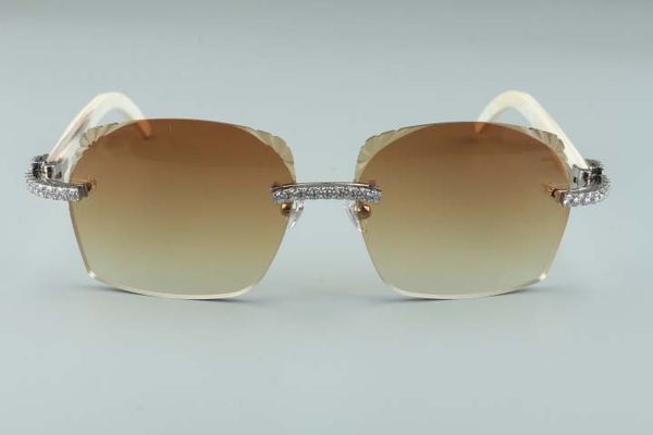 2020 fashion endless diamonds cut lenses white natural buffalo horns sticks sunglasses t8300916-7 glasses, size:58-18-140 mm, White;black
2020 fashion endless diamonds cut lenses white natural buffalo horns sticks sunglasses t8300916-7 glasses, size:58-18-140 mm, White;black