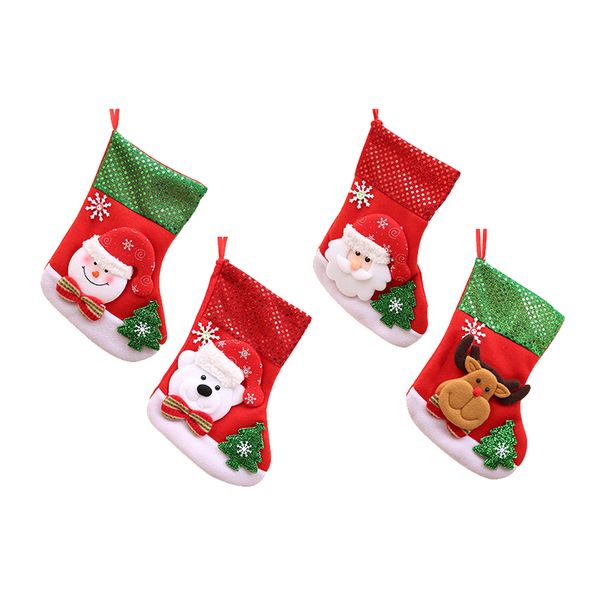 15*25cm christmas stocking santa claus snowman elk bear socks christmas decorations gift bag candy bag tree hanging ornaments
15*25cm christmas stocking santa claus snowman elk bear socks christmas decorations gift bag candy bag tree hanging ornaments