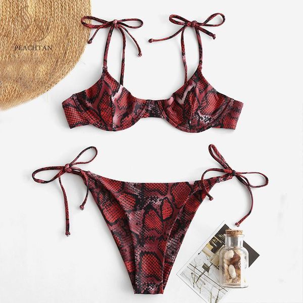 peachtan змея печати бикини sexy купальник женский 2019 push up купальников женщин струна купальный костюм летний бразильский купальщиков mu, White;black 
peachtan змея печати бикини sexy купальник женский 2019 push up купальников женщин струна купальный костюм летний бразильский купальщиков mu, White;black