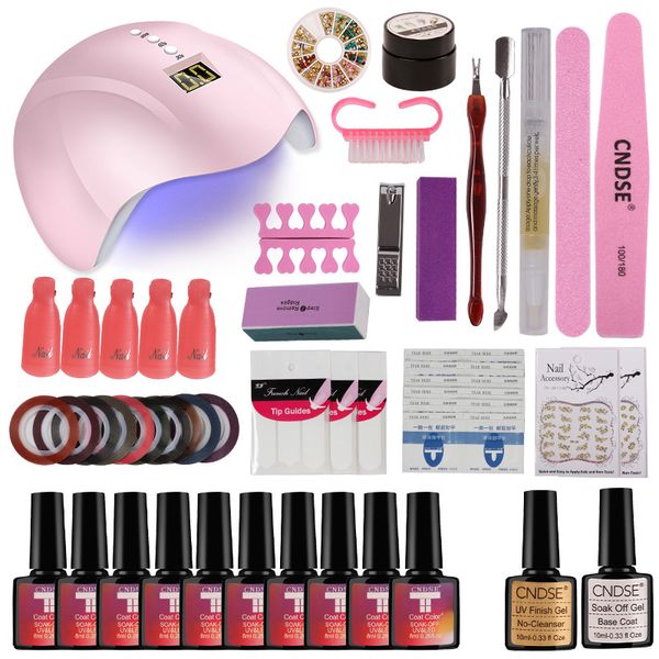 mdskl gel set 10 pcs nail art gel nail art manicure set with lamp dryer 36 w manicure machine kit lak polish
mdskl gel set 10 pcs nail art gel nail art manicure set with lamp dryer 36 w manicure machine kit lak polish