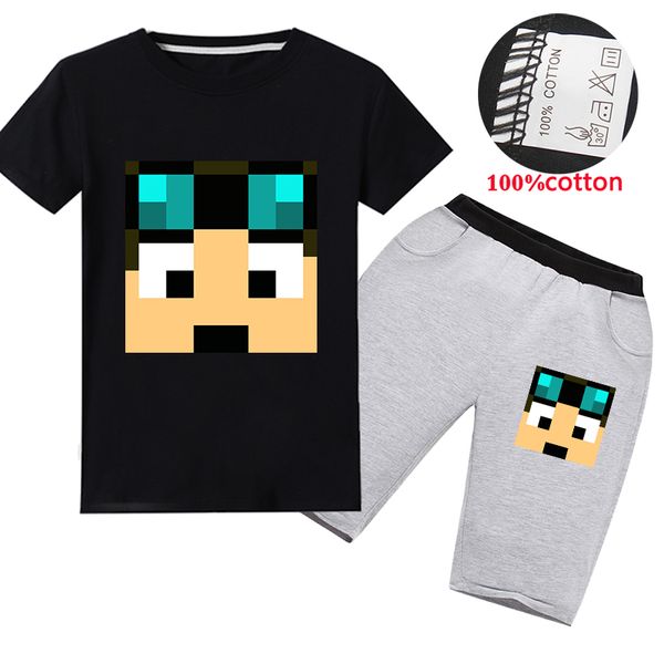 2020 new boy t-shirts dan tdm stampy cat printed tee summer girls short sleeve t shirt boy t shirt short pants 2pcs sets, White
2020 new boy t-shirts dan tdm stampy cat printed tee summer girls short sleeve t shirt boy t shirt short pants 2pcs sets, White