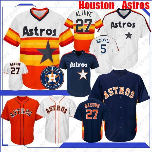 27 jose altuve houston baseball jerseys astros 2 alex bregman 1 carlos correa 34 nolan ryan 4 george springer 150th new men baseball shirts, Blue;black
27 jose altuve houston baseball jerseys astros 2 alex bregman 1 carlos correa 34 nolan ryan 4 george springer 150th new men baseball shirts, Blue;black