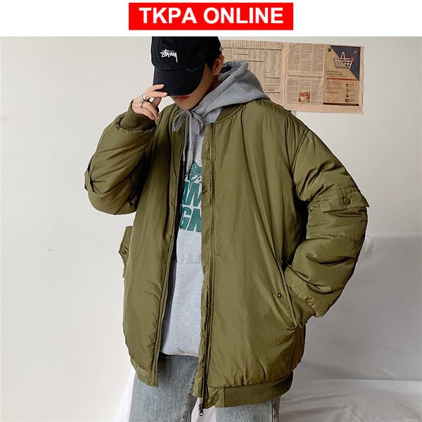 мужчины твердого baseball зимней куртка 2020 корейского harajuku с капюшоном куртки parka для мужчин черного armygreen негабаритных пальто, Black
мужчины твердого baseball зимней куртка 2020 корейского harajuku с капюшоном куртки parka для мужчин черного armygreen негабаритных пальто, Black