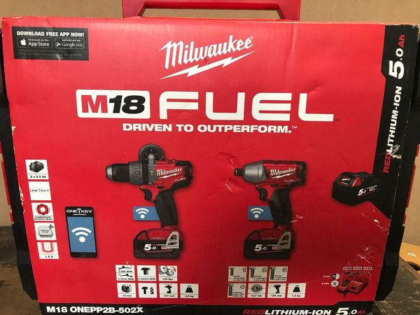 Milwaukee M18ONEPP2B-502X One-Key Fuel Pack-ударное сверло / ударный ключ
Milwaukee M18ONEPP2B-502X One-Key Fuel Pack-ударное сверло / ударный ключ
