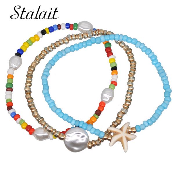resin strand friendship bracelets multi layer for women boho handmad rice beads pearl starfish string luxuri bead bracelet, Black
resin strand friendship bracelets multi layer for women boho handmad rice beads pearl starfish string luxuri bead bracelet, Black