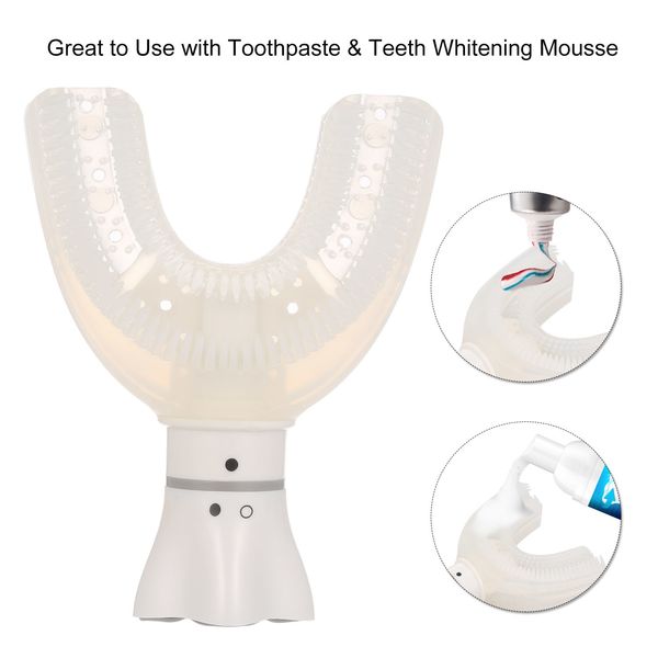 ip65 waterproof electric toothbrush u shape teeth whitening automatic teeth whitener rechargeable for teeth whitening
ip65 waterproof electric toothbrush u shape teeth whitening automatic teeth whitener rechargeable for teeth whitening