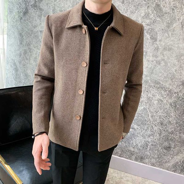 2020 style fashion men leisure woolen cloth jackets buckle men coat single-breasted trench coat windbreaker abrigo largo hombre, Black
2020 style fashion men leisure woolen cloth jackets buckle men coat single-breasted trench coat windbreaker abrigo largo hombre, Black