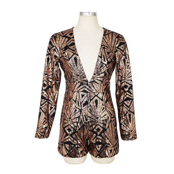 women sequins jumpsuit deep v neck long sleeves backless rompers for spring bmf88, Black;white
women sequins jumpsuit deep v neck long sleeves backless rompers for spring bmf88, Black;white
