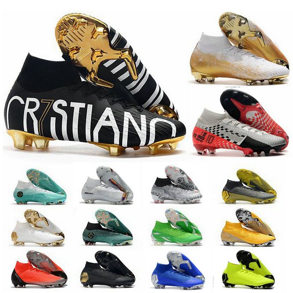 mercurial superfly vi soccer cleats knit 360 fg 6 elite 12 cr7 ronaldo neymar mens women boys kids football boots outdoor shoes us3-11
mercurial superfly vi soccer cleats knit 360 fg 6 elite 12 cr7 ronaldo neymar mens women boys kids football boots outdoor shoes us3-11