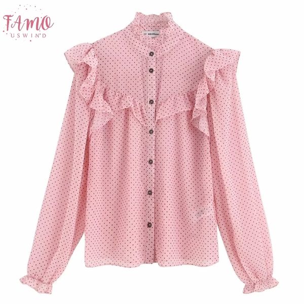 2020 women sweet cascading ruffles dots printing casual blouse shirts female long sleeve chiffon chemise chic blusas ls4170, White
2020 women sweet cascading ruffles dots printing casual blouse shirts female long sleeve chiffon chemise chic blusas ls4170, White