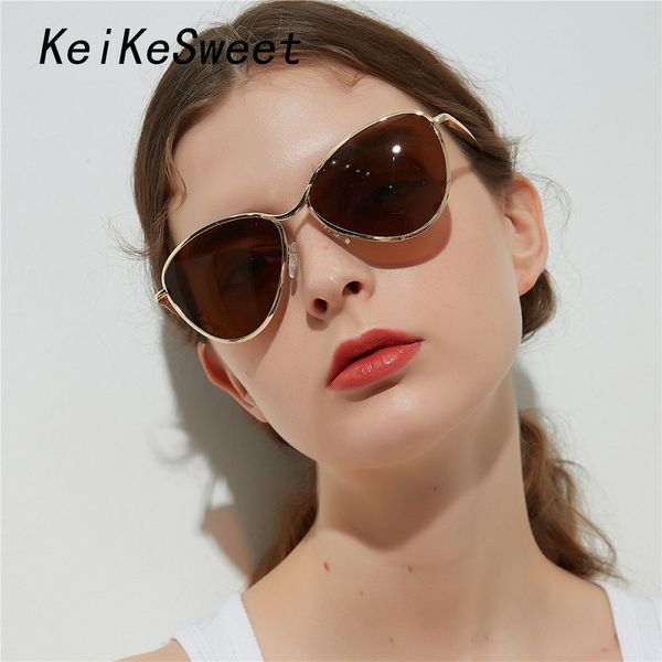 keikesweet brand designer mirror luxury cat eye metal sunglasses women fashion rays uv400 shades sun glasses female, White;black
keikesweet brand designer mirror luxury cat eye metal sunglasses women fashion rays uv400 shades sun glasses female, White;black