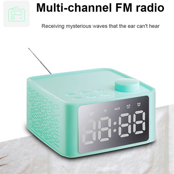 multifunctional stereo bluetooth speaker with alarm clock time display fm radio for home office le66
multifunctional stereo bluetooth speaker with alarm clock time display fm radio for home office le66