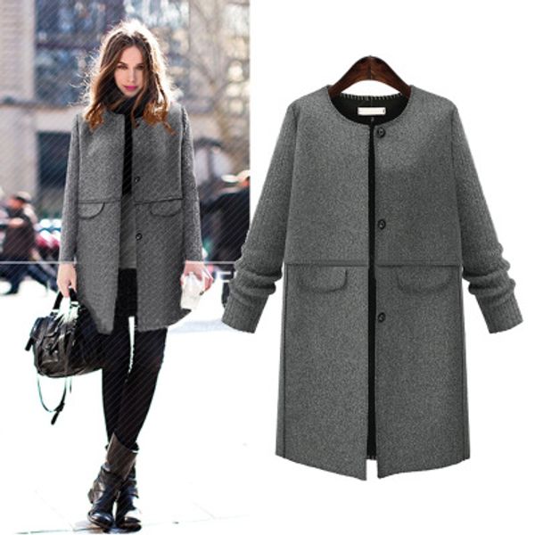 autumn and winter jacket woolen coat fashion warm coats wool coat women plus size 5xl coats gray jacket 2019, Black
autumn and winter jacket woolen coat fashion warm coats wool coat women plus size 5xl coats gray jacket 2019, Black