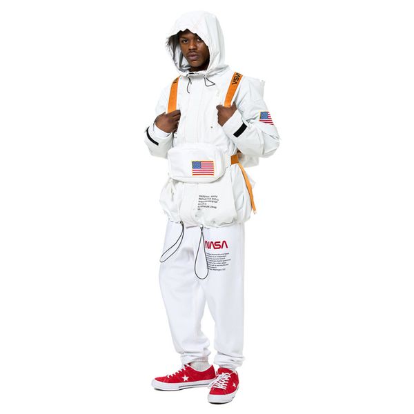 NASA High Tech Parka Men Reflective Windbreaker Heron Preston Black White Long Sleeve Jacket Long Outerwear Size S-XL
NASA High Tech Parka Men Reflective Windbreaker Heron Preston Black White Long Sleeve Jacket Long Outerwear Size S-XL
