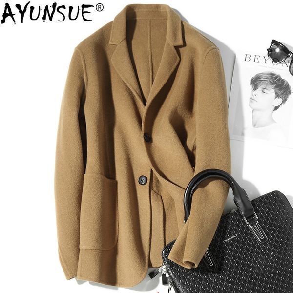 ayusnue double-sided wool coat men korean woolen jacket spring autumn overcoat mens coats casaco masculino d-01-1803 kj3008, Black
ayusnue double-sided wool coat men korean woolen jacket spring autumn overcoat mens coats casaco masculino d-01-1803 kj3008, Black