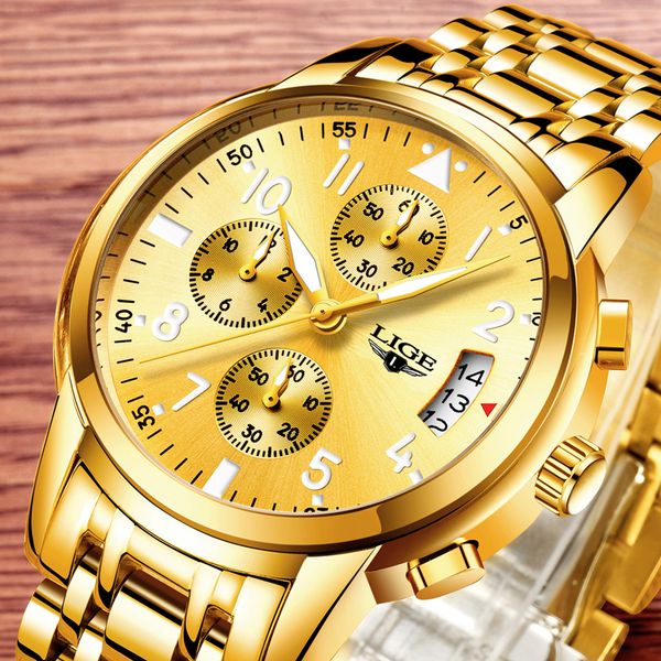lige watch men fashion sports quartz clock brand mens watches luxury business full steel waterproof watch relogio masculino, Slivery;brown
lige watch men fashion sports quartz clock brand mens watches luxury business full steel waterproof watch relogio masculino, Slivery;brown