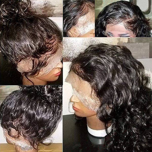 glueless virgin hair lace front loose wave wigs for black women 180% density brazilian human hair lace front wigs with baby hair, Black;brown
glueless virgin hair lace front loose wave wigs for black women 180% density brazilian human hair lace front wigs with baby hair, Black;brown