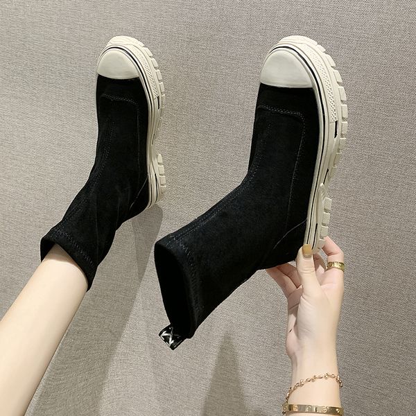 womens boots autumn winter fashion flat boots ladies shoes woman elastic ankle for women female socks botas mujer, Black
womens boots autumn winter fashion flat boots ladies shoes woman elastic ankle for women female socks botas mujer, Black