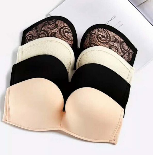 non-slip invisible push up bra underwear adjustment strapless lace lingerie, Red;black
non-slip invisible push up bra underwear adjustment strapless lace lingerie, Red;black