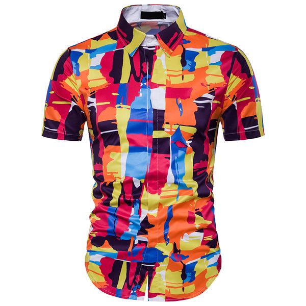 2020 summer new 3d abstract print short sleeve summer shirt for men plus size hawaiian shirt blouse mens, White;black
2020 summer new 3d abstract print short sleeve summer shirt for men plus size hawaiian shirt blouse mens, White;black