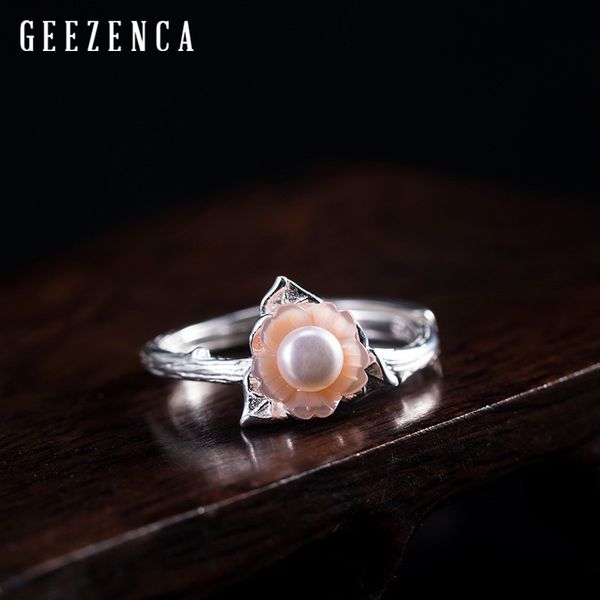 925 sterling silver purple shell pearl flower open rings for women 2019 handmade craft gemstone ring fine jewelry gift, Golden;silver
925 sterling silver purple shell pearl flower open rings for women 2019 handmade craft gemstone ring fine jewelry gift, Golden;silver