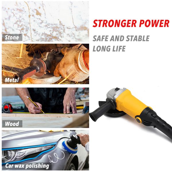 220v 800w grinder portable electric angle grinder polishing machine car polisher sanding machine orbit variable speed grinding
220v 800w grinder portable electric angle grinder polishing machine car polisher sanding machine orbit variable speed grinding