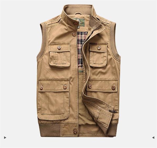 Clothing Autumn Fashion Casual Apparel Men Spring Designer Vests Sleeveless Stand Collar Army Style Plus Size Homme
Clothing Autumn Fashion Casual Apparel Men Spring Designer Vests Sleeveless Stand Collar Army Style Plus Size Homme