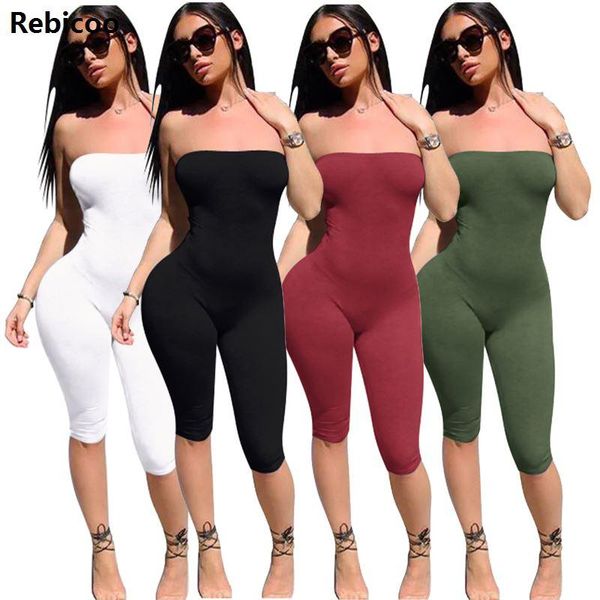 strapless black solid spandex playsuits off shoulder summer shorts rompers womens jumpsuit backless female bodysuits, Black;white
strapless black solid spandex playsuits off shoulder summer shorts rompers womens jumpsuit backless female bodysuits, Black;white