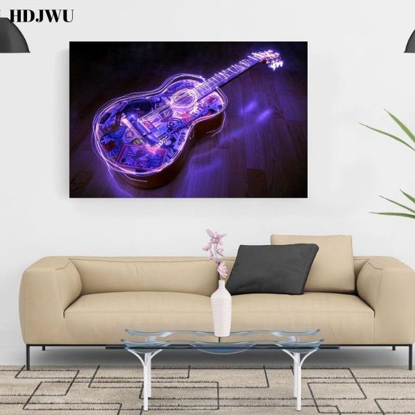purple neon light in customized guitar wall art hd printing poster music instrument guitar home and music room decoration dz062
purple neon light in customized guitar wall art hd printing poster music instrument guitar home and music room decoration dz062
