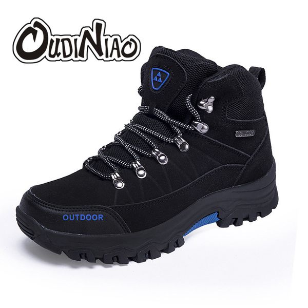 oudiniao plush warm men boots outdoor suede winter snow boots men lace up, Black
oudiniao plush warm men boots outdoor suede winter snow boots men lace up, Black
