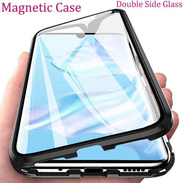 double side glass magnetic metal case for huawei p30 p20 pro phone case for huawei mate 30 20 pro lite nova 4e case
double side glass magnetic metal case for huawei p30 p20 pro phone case for huawei mate 30 20 pro lite nova 4e case