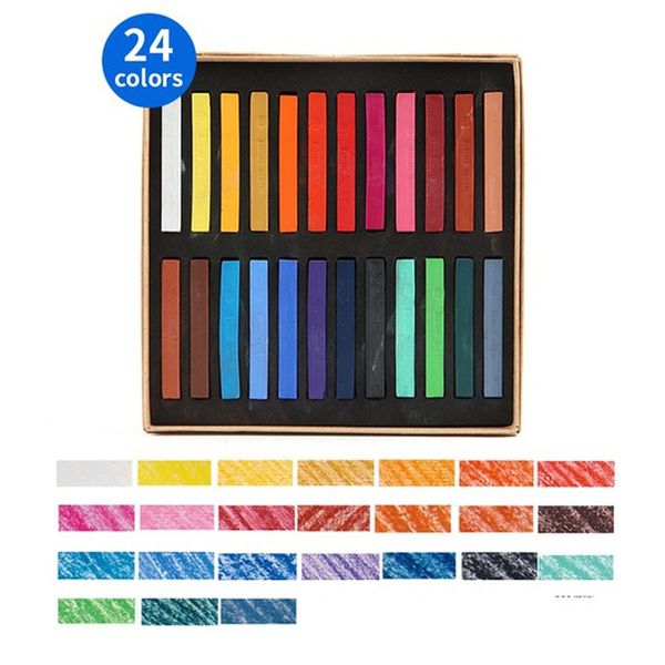 12/24 colors painting crayons for artist student school soft pastel art drawing set chalk color crayon
12/24 colors painting crayons for artist student school soft pastel art drawing set chalk color crayon
