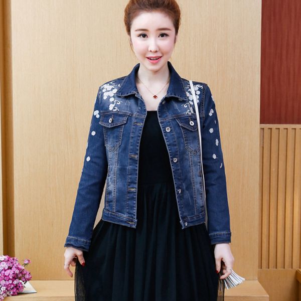 autumn vintage denim jacket female 2019 for casual jacket winter women long coat female plus size jackets s m xl xxl 3xl, Black;brown
autumn vintage denim jacket female 2019 for casual jacket winter women long coat female plus size jackets s m xl xxl 3xl, Black;brown