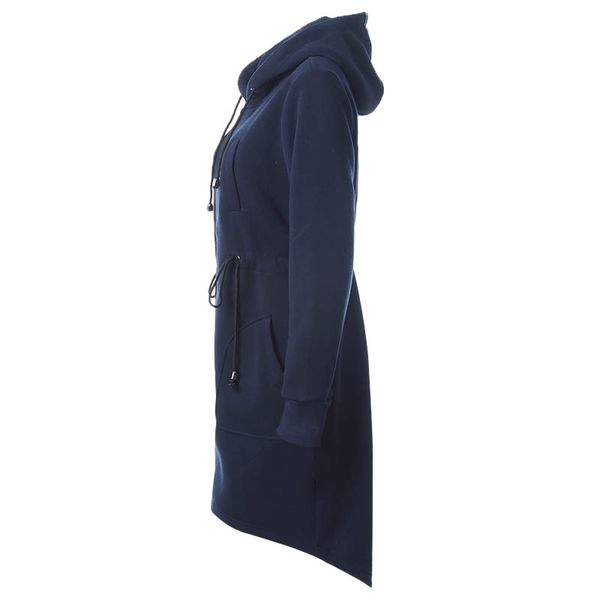 women autumn winter coat casual long zipper hooded jacket hoodies sweatshirt outwear js24, Black
women autumn winter coat casual long zipper hooded jacket hoodies sweatshirt outwear js24, Black