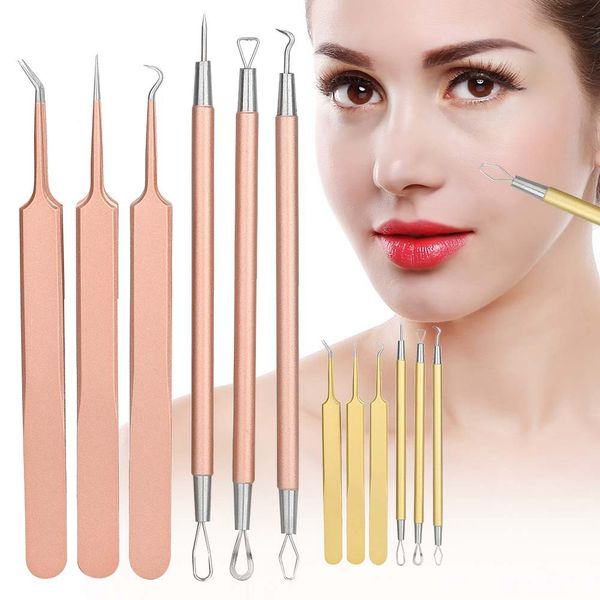 6pcs blackhead clip needle tweezers pimple extractor remover tool set face skin care tool
6pcs blackhead clip needle tweezers pimple extractor remover tool set face skin care tool