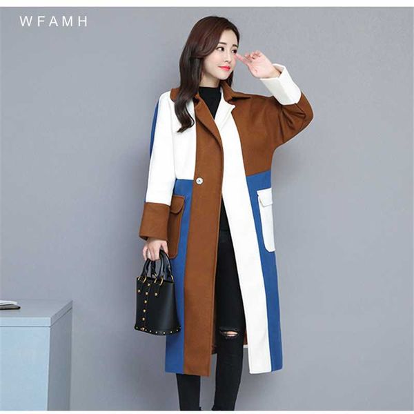 2020 autumn and winter new mid-length stitching woolen coat women loose large size women were thin over the knee nizi coat, Black
2020 autumn and winter new mid-length stitching woolen coat women loose large size women were thin over the knee nizi coat, Black