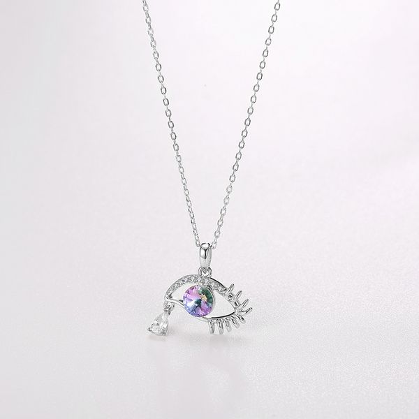 fashion-925 sterling silver charming eyes pendants necklaces original crystal from swarovski necklaces for women jewelry
fashion-925 sterling silver charming eyes pendants necklaces original crystal from swarovski necklaces for women jewelry