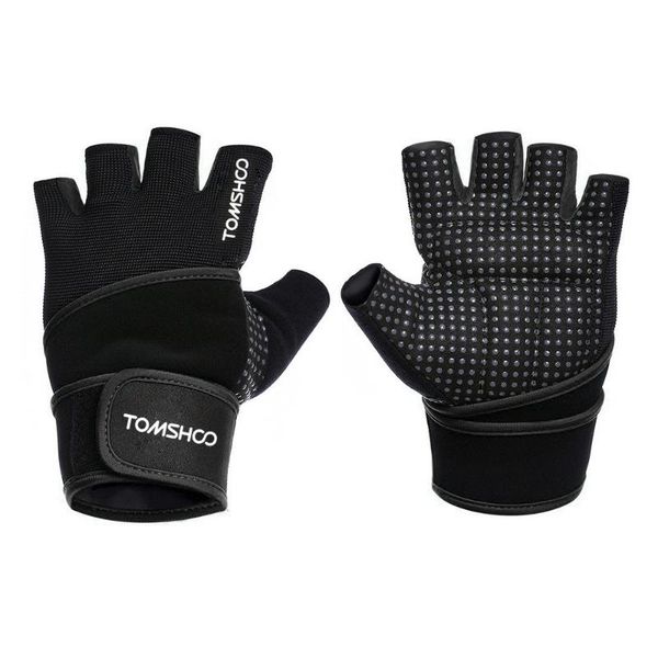 tomshoo gym gloves with wrist support men women body building sports fitness weightlifting gloves exercise gym glove half finger
tomshoo gym gloves with wrist support men women body building sports fitness weightlifting gloves exercise gym glove half finger